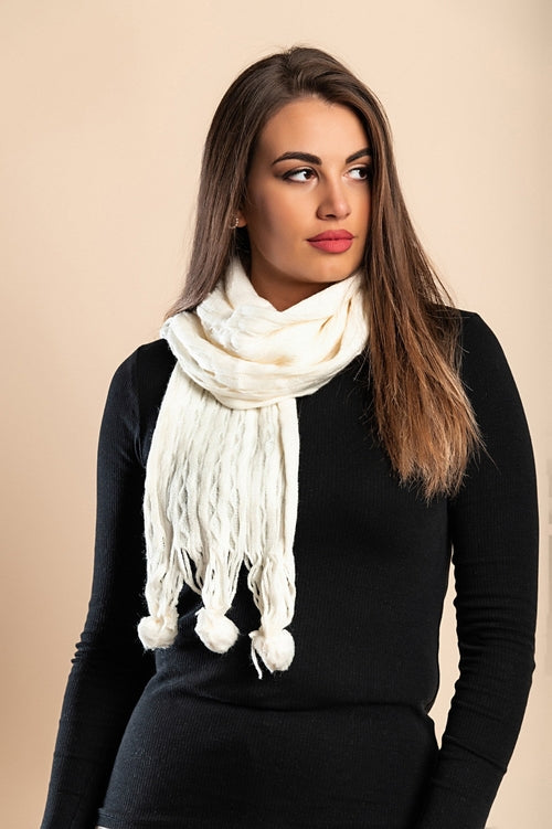 Set of 7  scarves, multicolored.