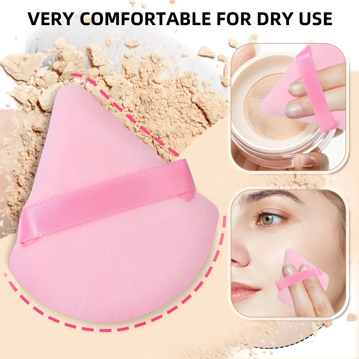 Set of 25 professional makeup tools, including makeup brushes, eyebrow trimmers, plush bags, powder puffs, sponge balls