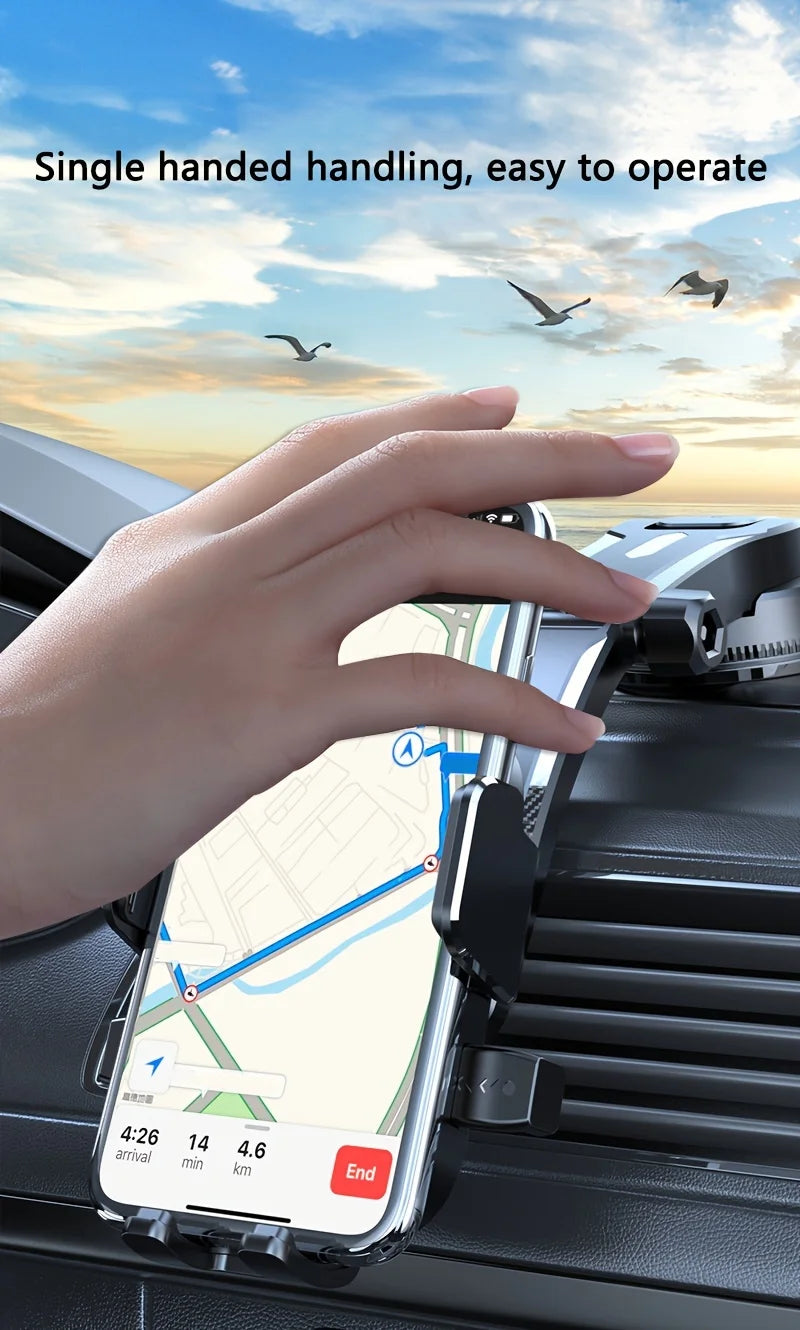 360 ° rotation Car Dashboard Phone Holder Adjustable in Vertical and Horizontal Directions Provides High Stability and Strong