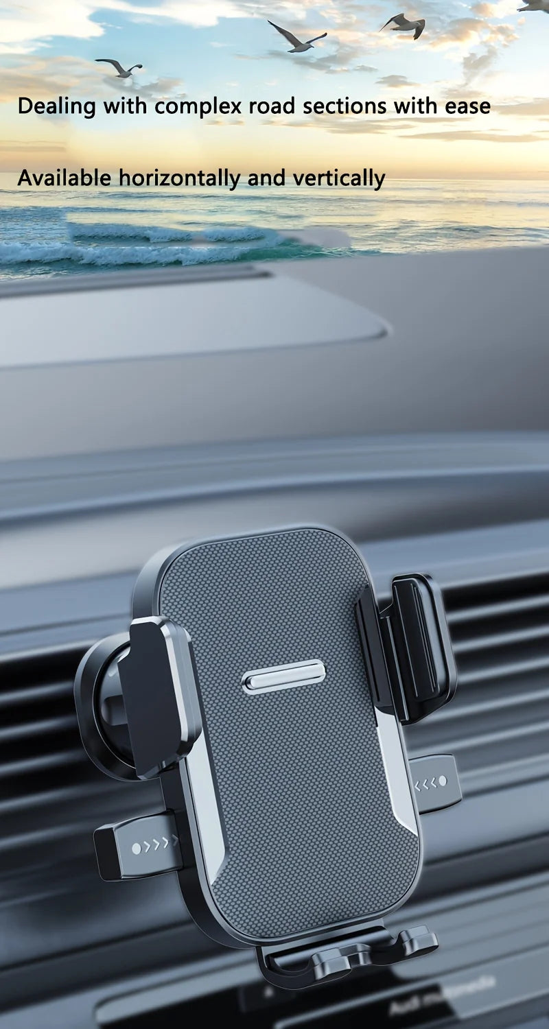 360 ° rotation Car Dashboard Phone Holder Adjustable in Vertical and Horizontal Directions Provides High Stability and Strong