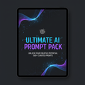 Ultimate AI Prompt Pack digital product cover