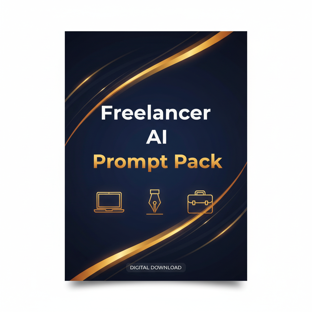 Freelancer AI Prompt Pack digital product cover