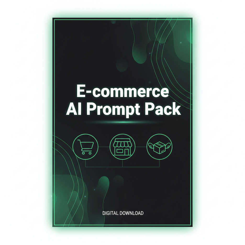 E-commerce AI Prompt Pack digital product cover
